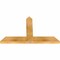 Ekena Millwork Portland Rough Sawn Timber Gable Bracket, Western Red Cedar, 36"W x 23"H x 2"D x 4"F, 15/12 Pitch GBW036X23X0204POR00RWR - alternate 4